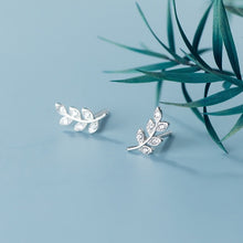 Load image into Gallery viewer, S925 Silver Mori Style Sweet And Simple Branch Bud Earrings