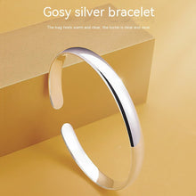 Load image into Gallery viewer, 999 Sterling Silver Glossy Heart Sutra Bracelet Sterling Silver
