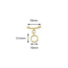 Load image into Gallery viewer, Accessory Necklace Clip Bracelet Button Copper Plating 18K Real Gold OT Buckle Color-retention Gold Ending Connection Buckle