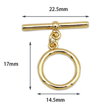Load image into Gallery viewer, Accessory Necklace Clip Bracelet Button Copper Plating 18K Real Gold OT Buckle Color-retention Gold Ending Connection Buckle