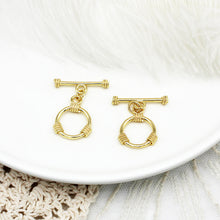 Load image into Gallery viewer, Accessory Necklace Clip Bracelet Button Copper Plating 18K Real Gold OT Buckle Color-retention Gold Ending Connection Buckle